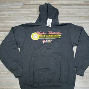 Nascar Kyle Busch #18 Racing-Joe Gibbs- Hoodie Sweatshirt Mens Size MED M&M'S